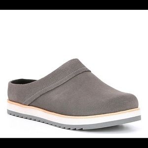 Merrell Women's Suede JUNO CLOG grey 9.5